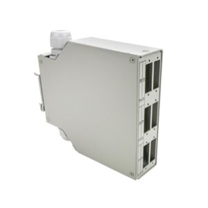 DIN Liistu karp 6xSC/DPX, 130x125x35mm, Metall