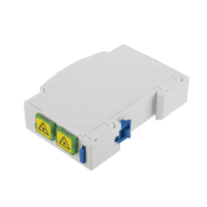 DIN Liistu karp 2xSC/SPX, 85x55x18mm, Plastik, IP40